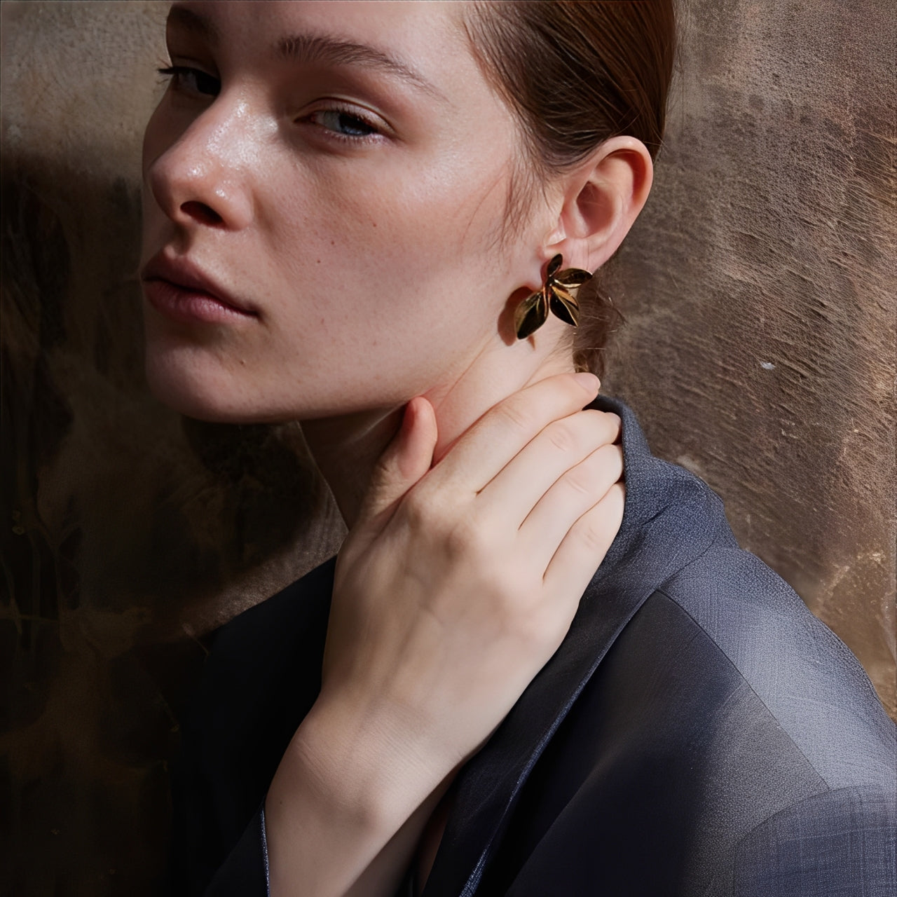 Eden - Statement studs i bladform