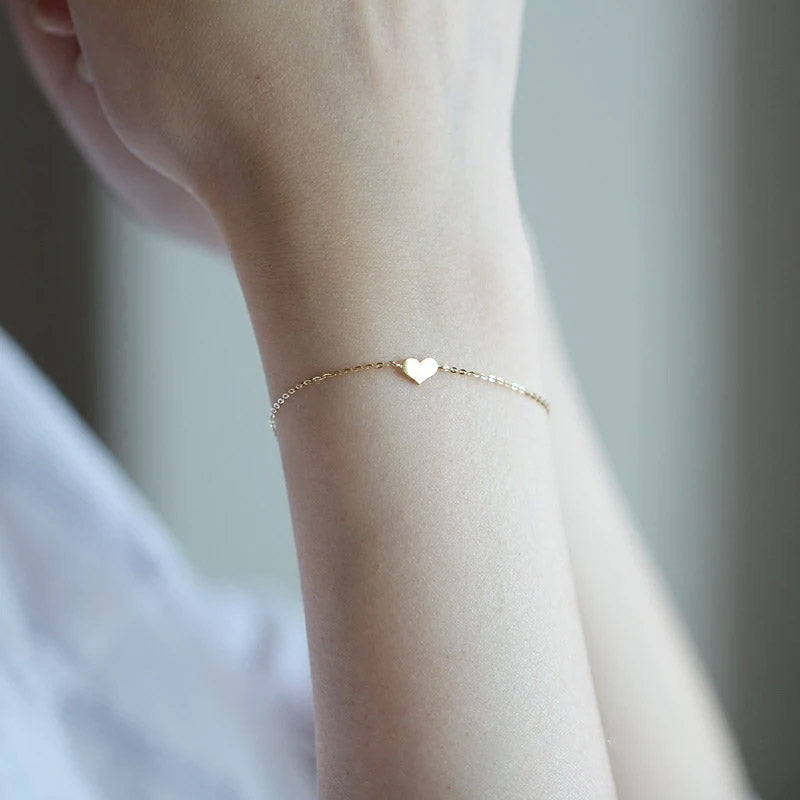 Esmeralda - Armband med litet hjärta