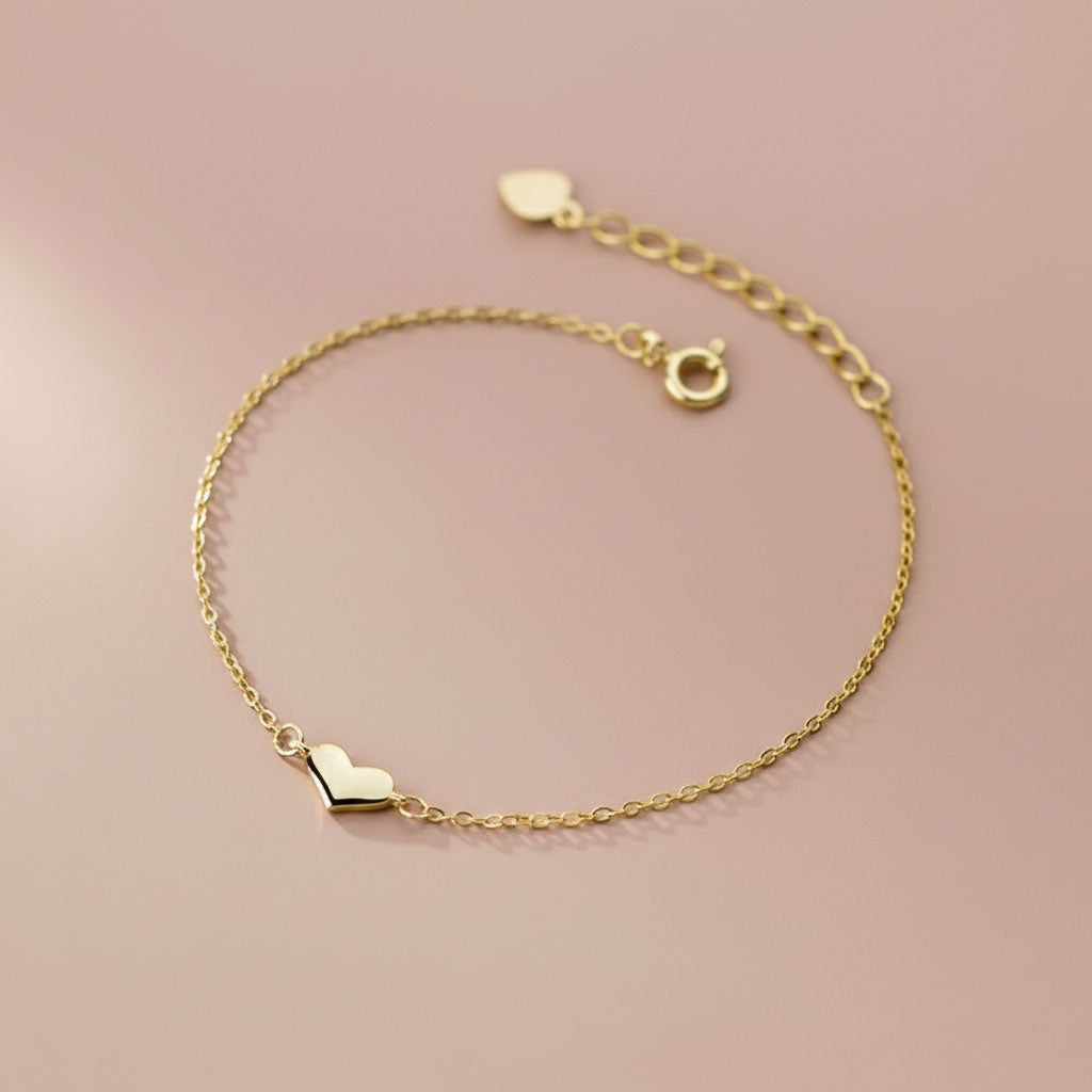 Esmeralda - Armband med litet hjärta