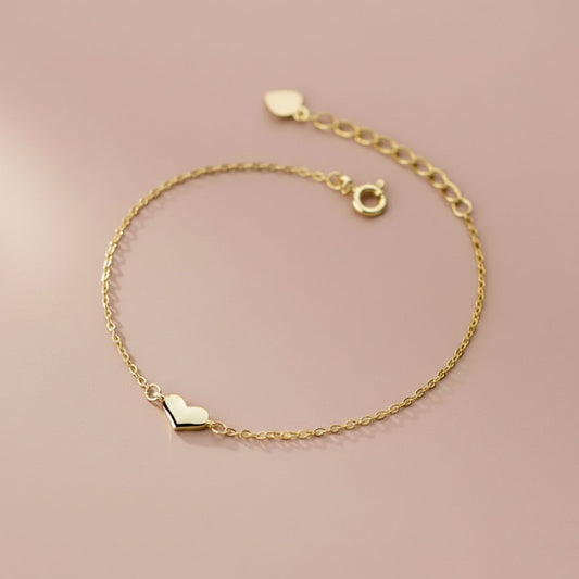 Esmeralda - Armband med litet hjärta