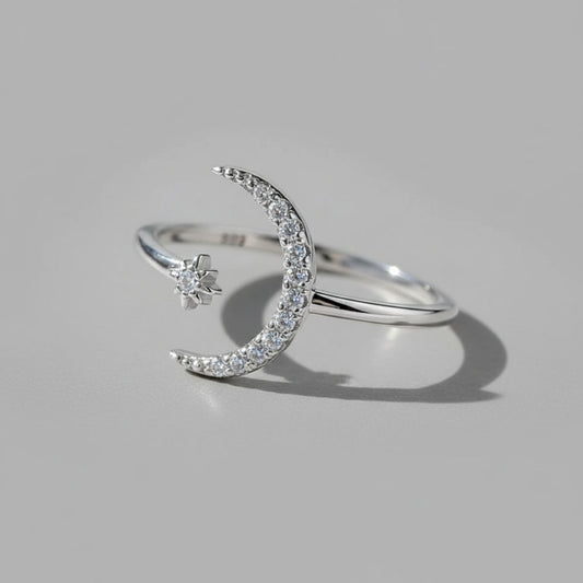 Estella - Justerbar ring med kosmiskt motiv