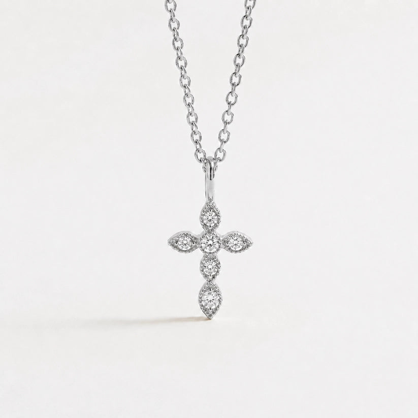 Faith - Halsband med korsdekoration
