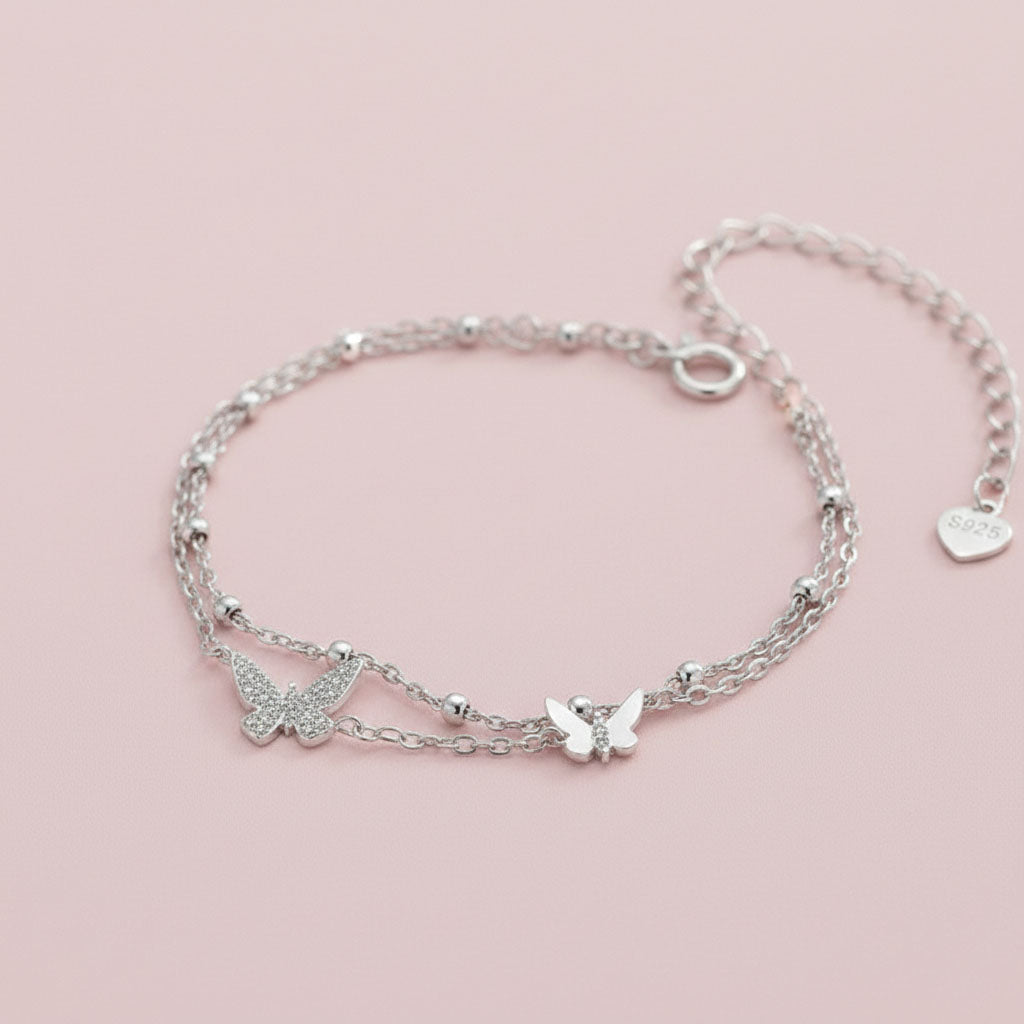 Flutter Charm - Armband med fjärilar