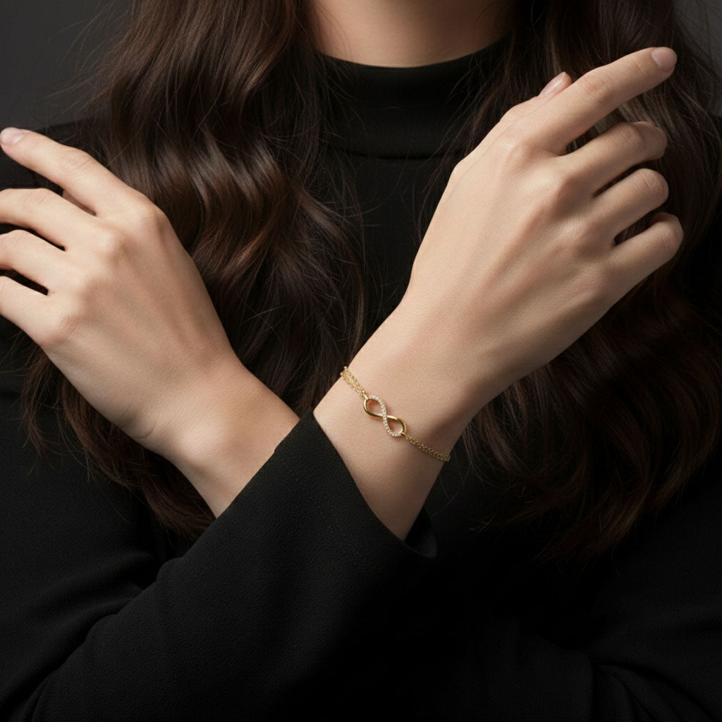Forever - Armband med infinitysymbol