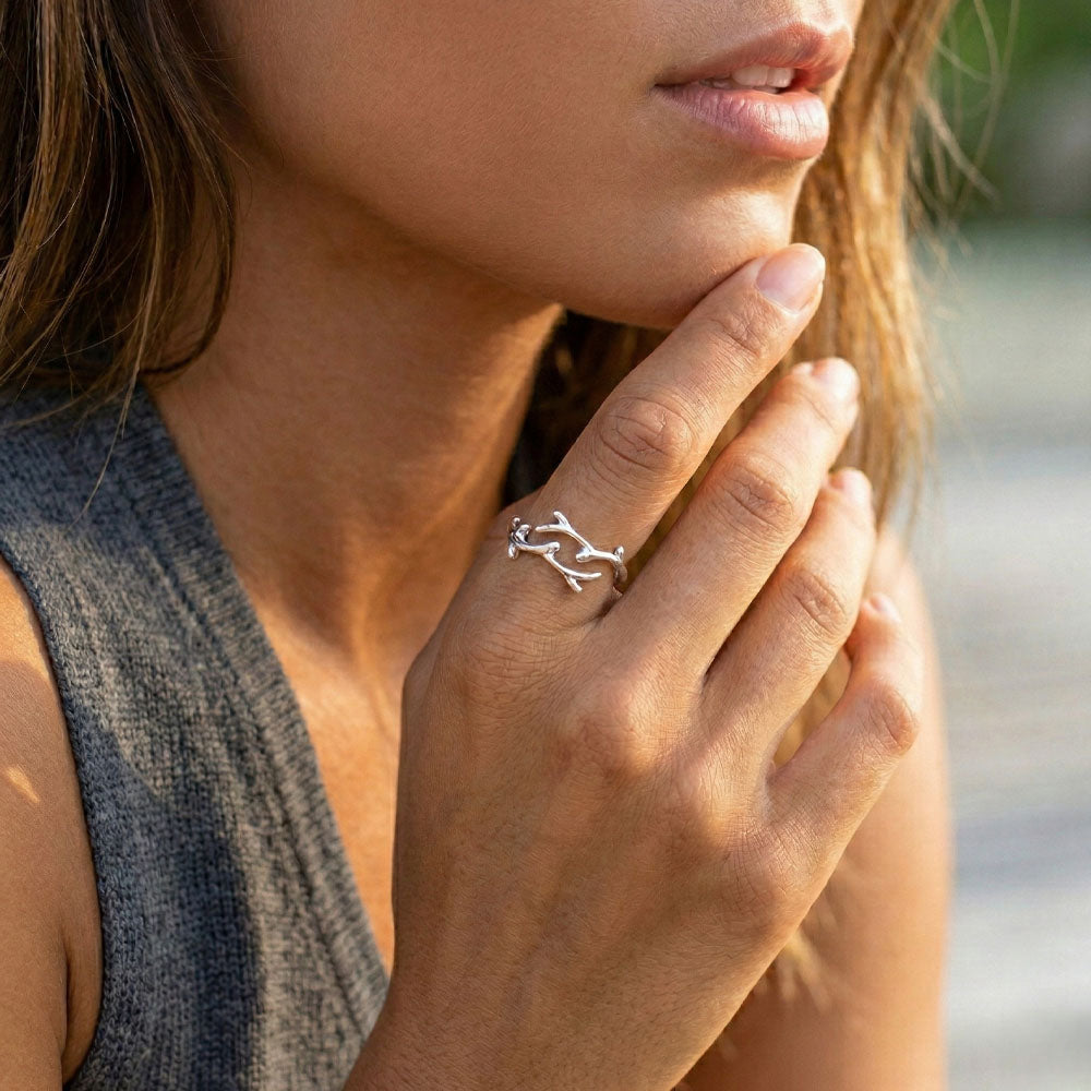 Grena - Justerbar ring med grendesign