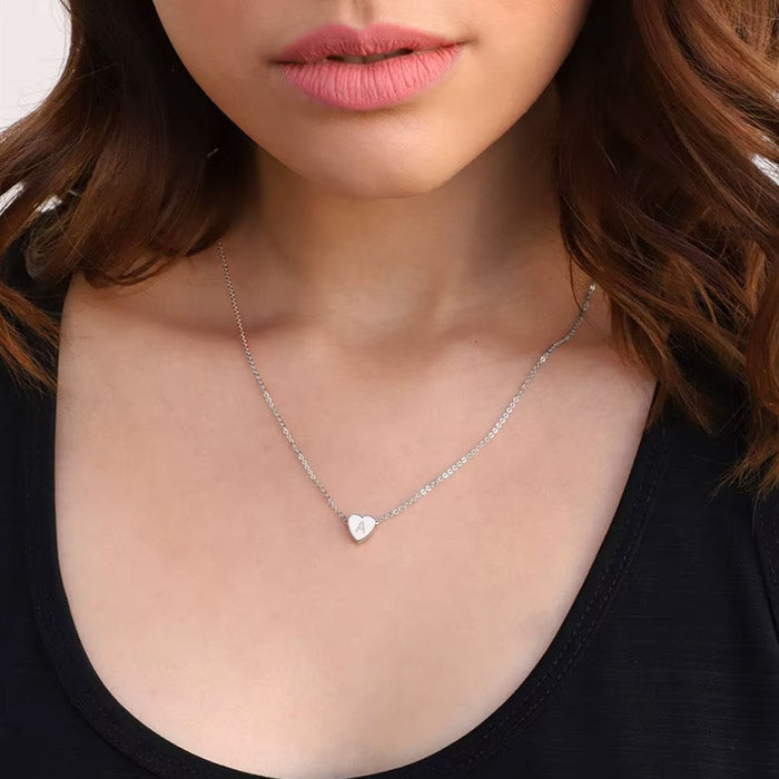 Heart Letter - Halsband med bokstav och hjärta