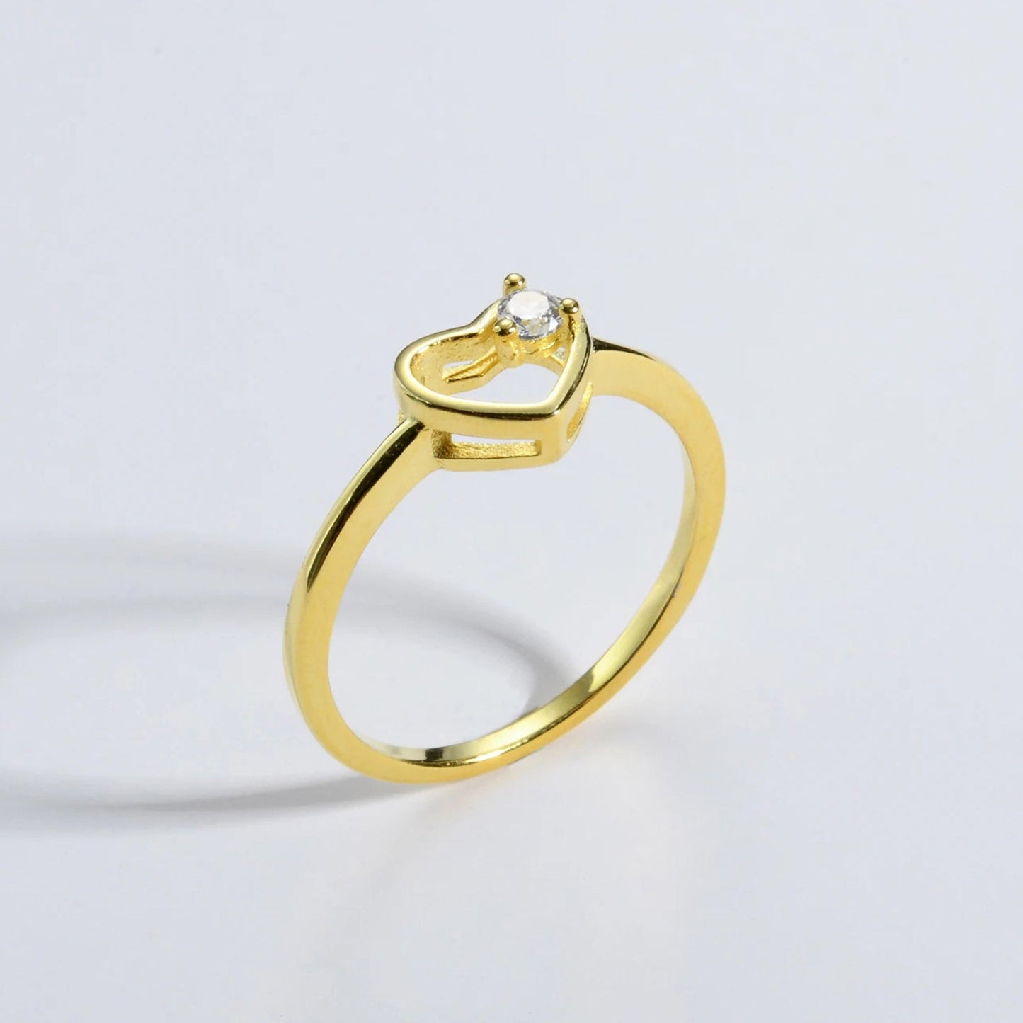 Heartbeat -  Ring med öppet hjärta