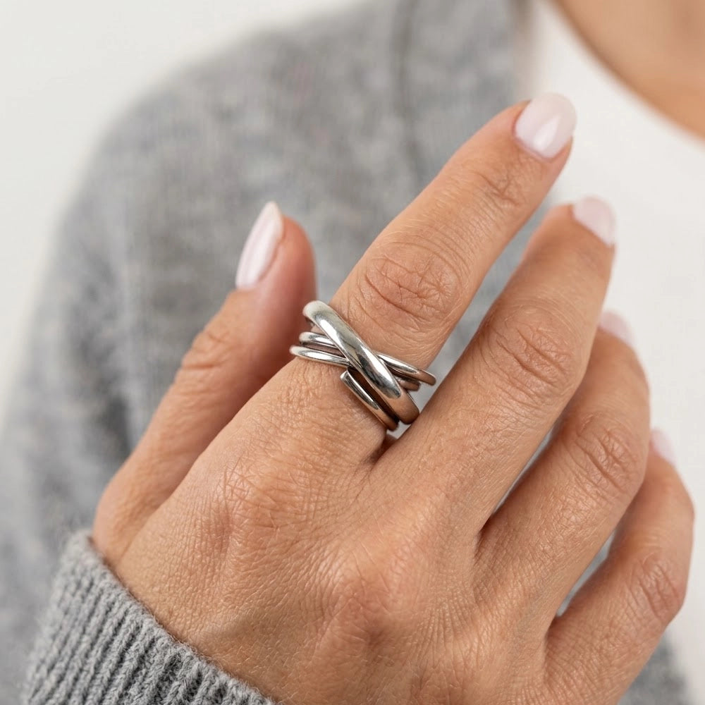 Hermine – Justerbar ring med flera banor