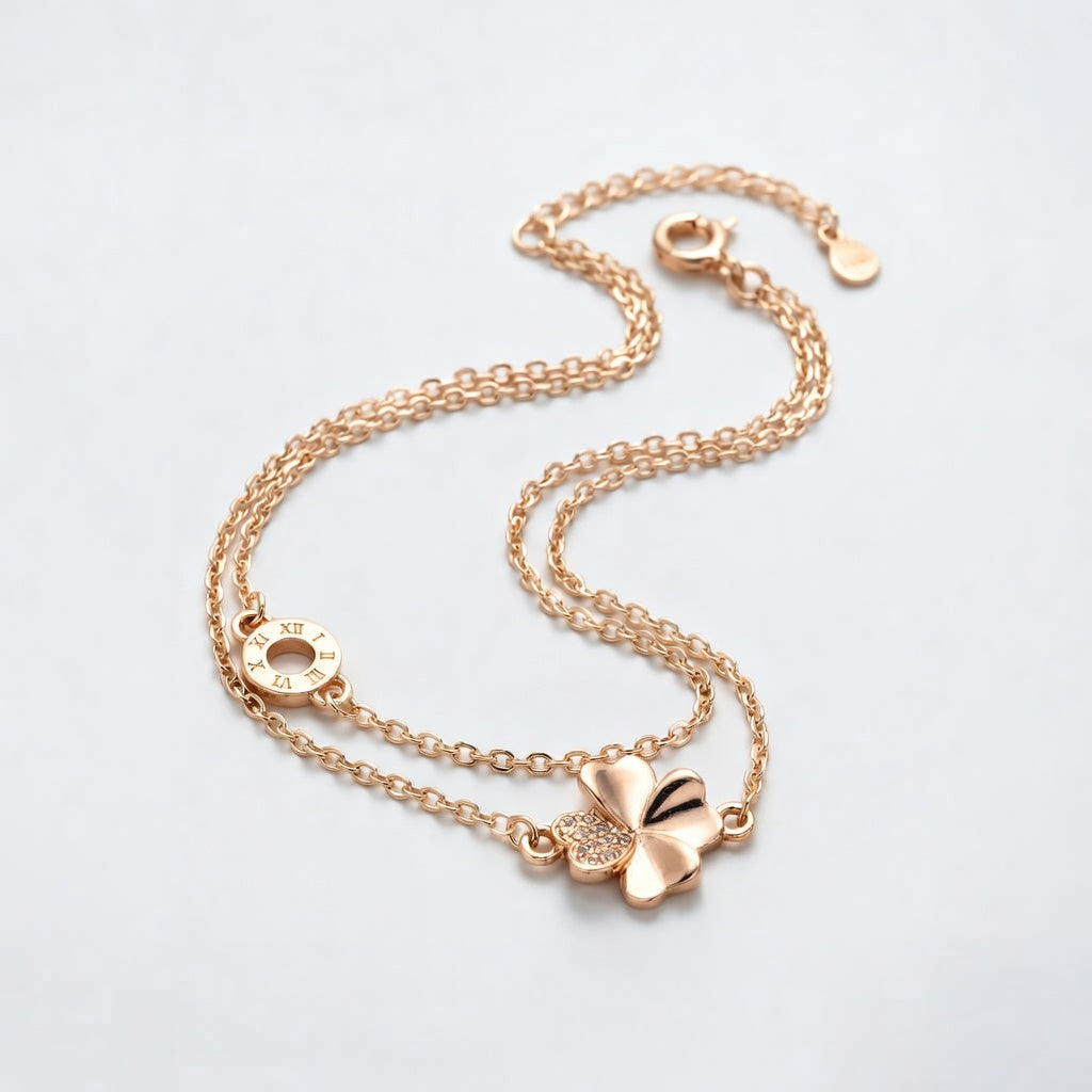 Wishleaf - Armband med fyrklöver