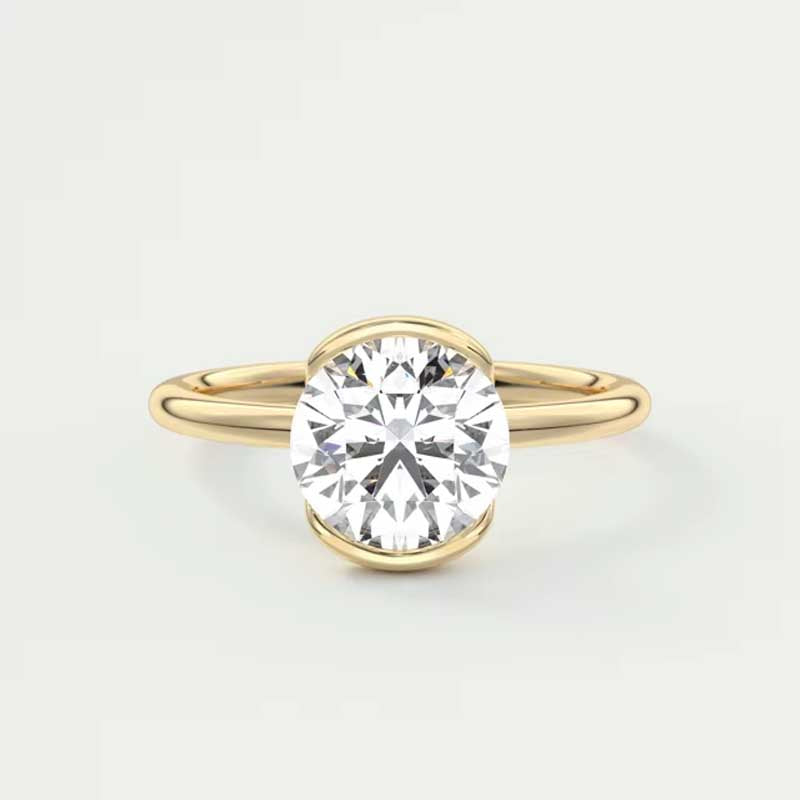 Imperial - Ring med moissaniteinfattning