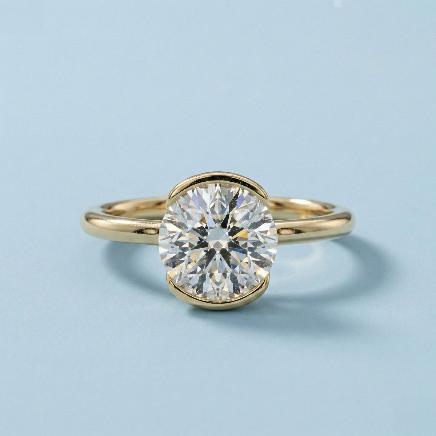 Imperial - Ring med moissaniteinfattning