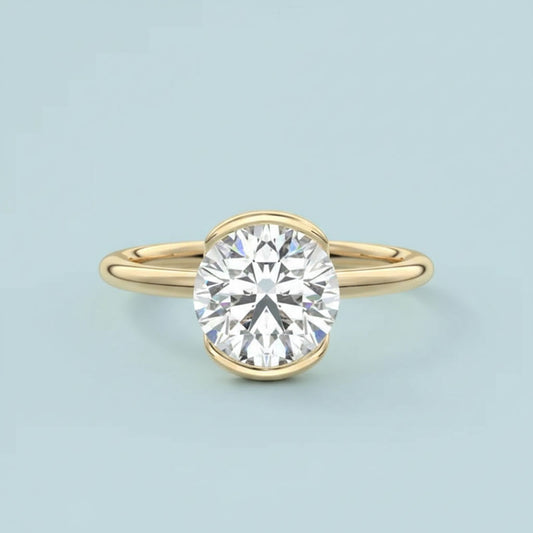 Imperial - Ring med moissaniteinfattning