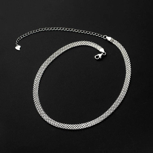 Indra -  Chokerhalsband med bredare kedja