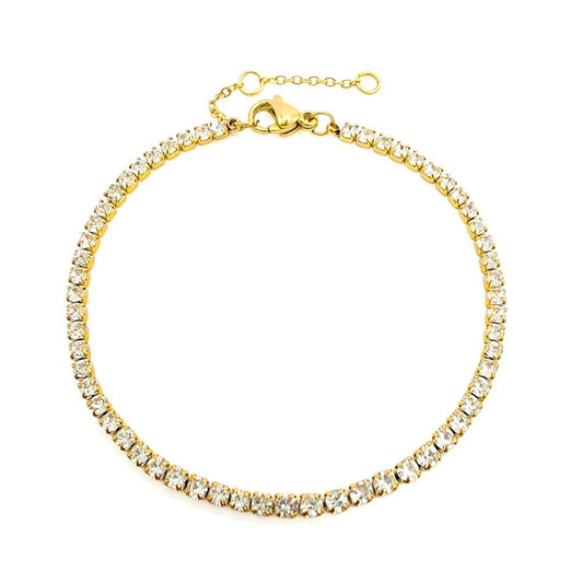 Inez - Tennisarmband med stenar