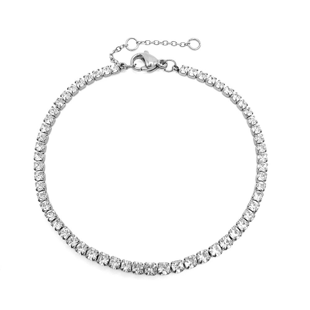 Inez - Tennisarmband med stenar