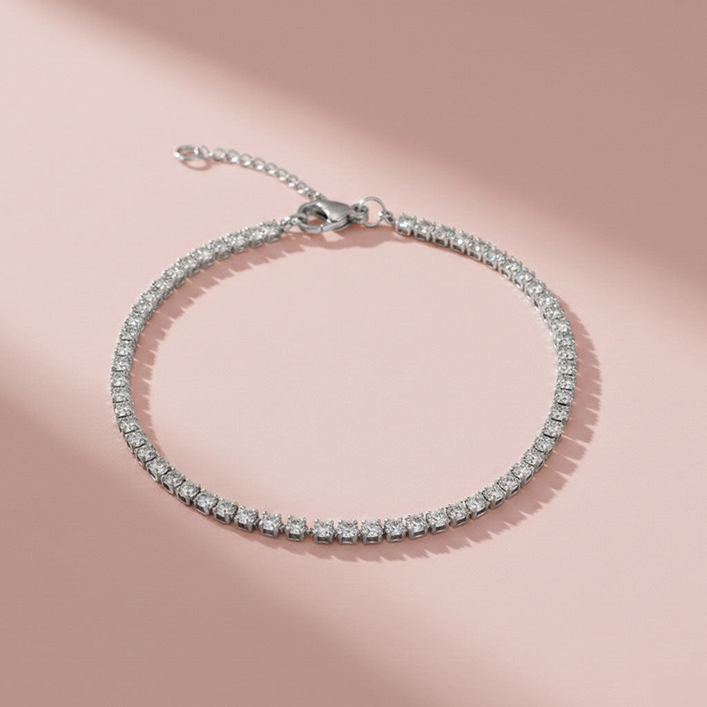 Inez - Tennisarmband med stenar