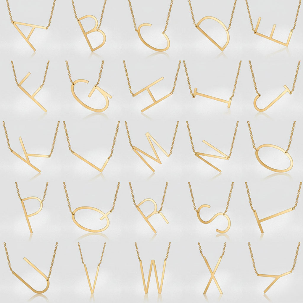 Juno - Halsband med stor bokstav