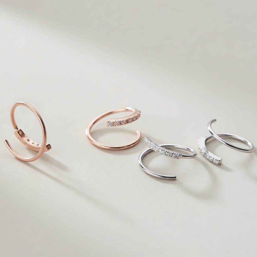 Twiggy - Örhängen med unik twistdesign