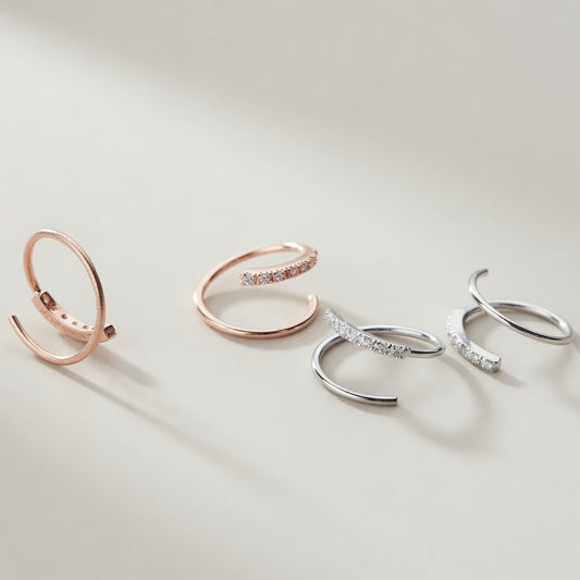 Twiggy - Örhängen med unik twistdesign