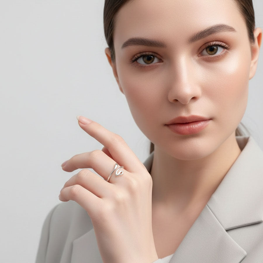 Kira - Justerbar ring med ormmotiv