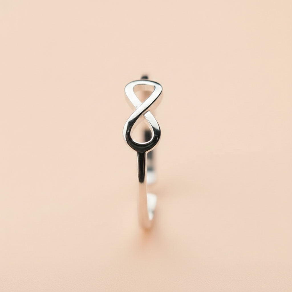 Lemniscate - Justerbar ring med infinitysymbol