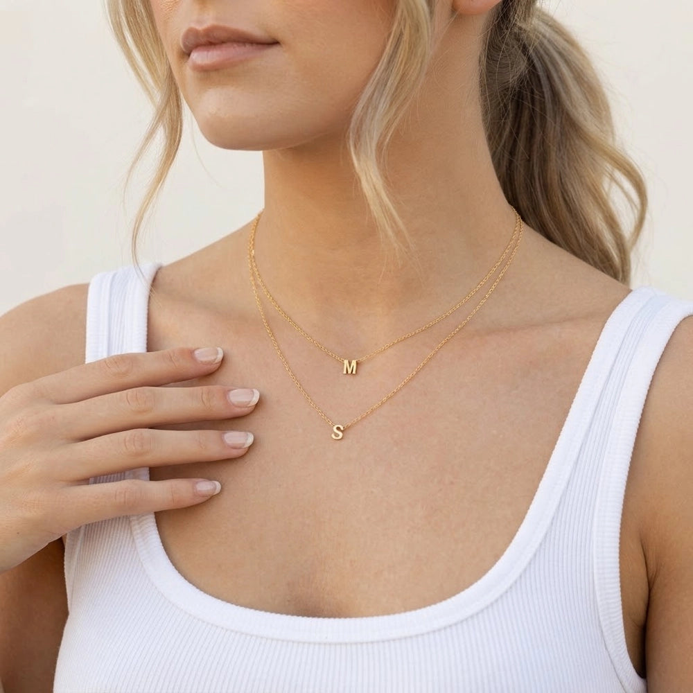 Letter – Halsband med bokstav