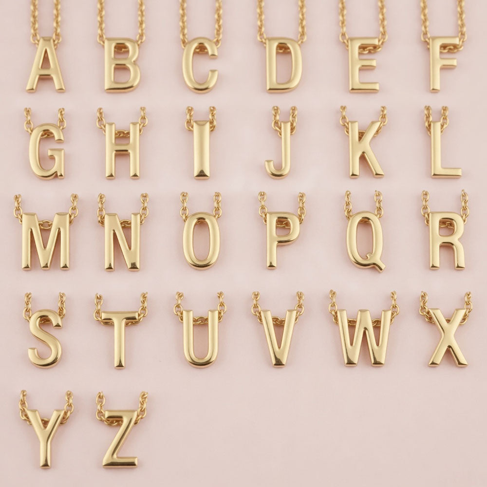 Letter - Halsband med bokstav