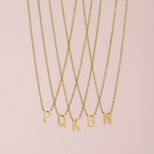 Letter - Halsband med bokstav