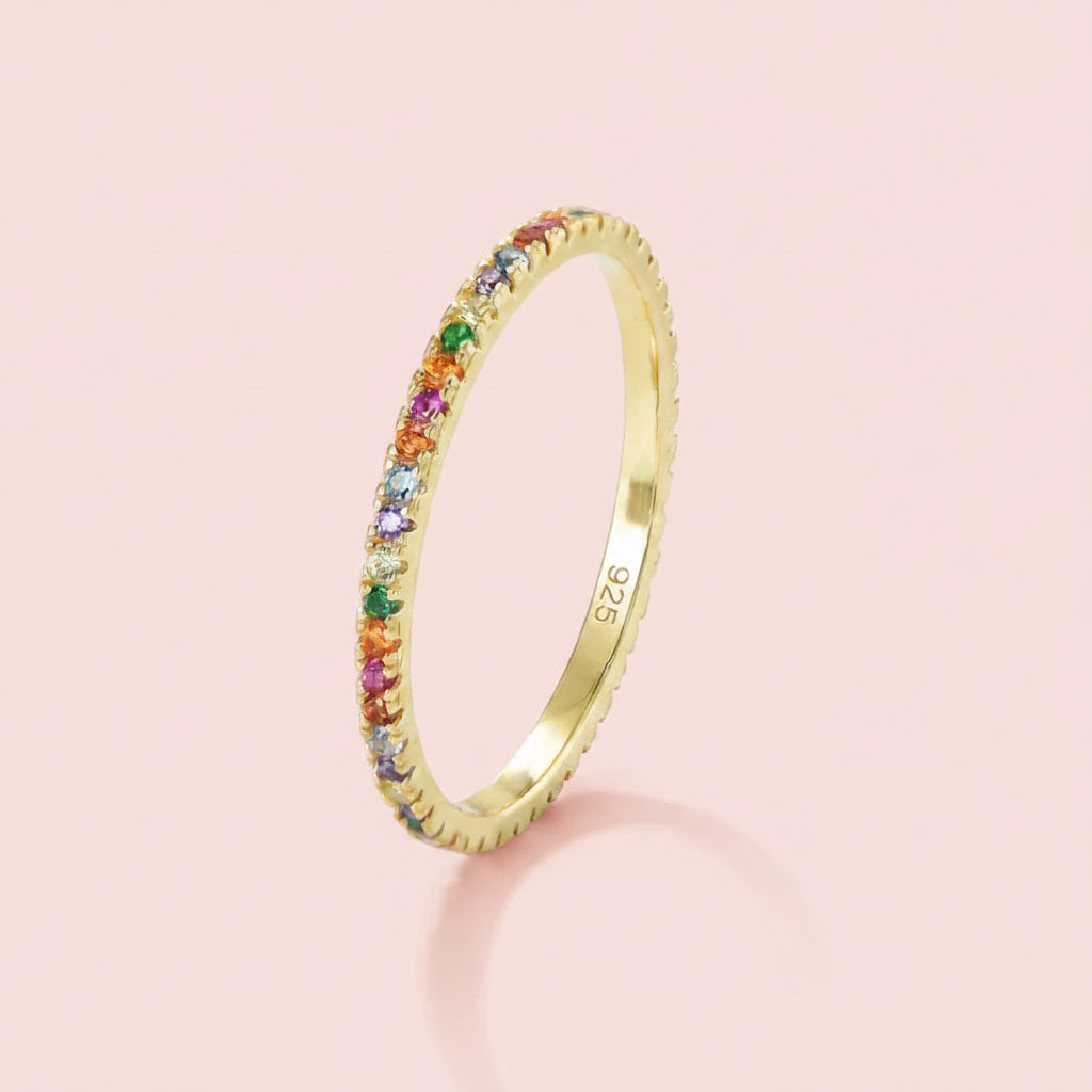 Lexie - Ring med stenar i olika färger