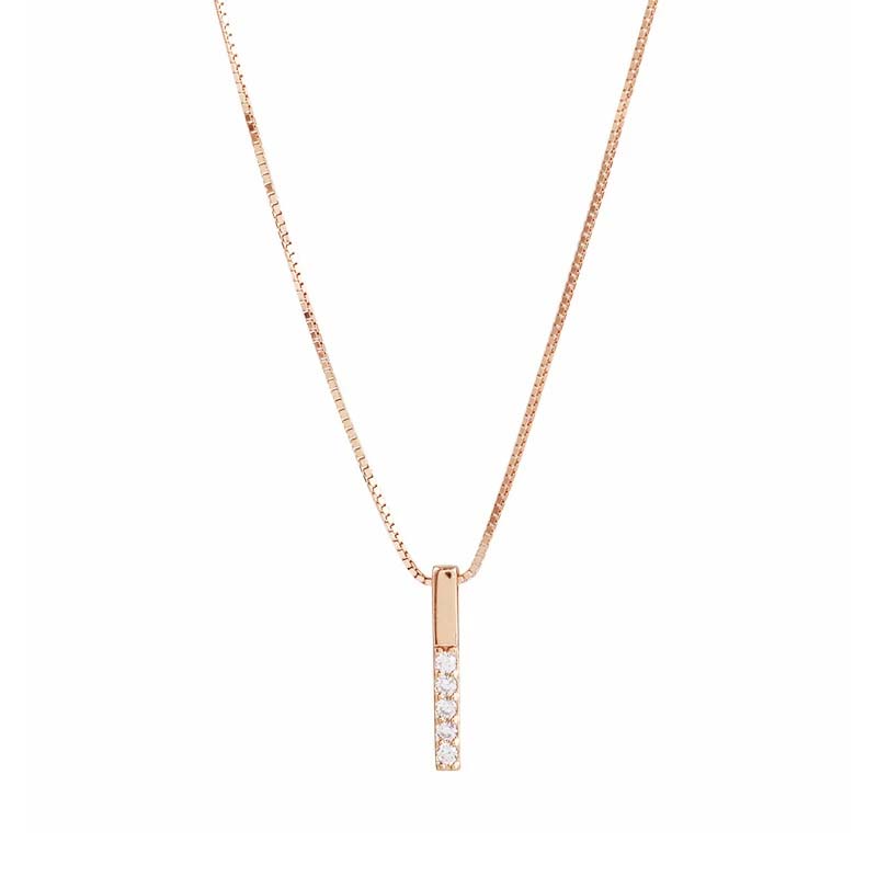 Lily - Halsband med smalt hängsmycke