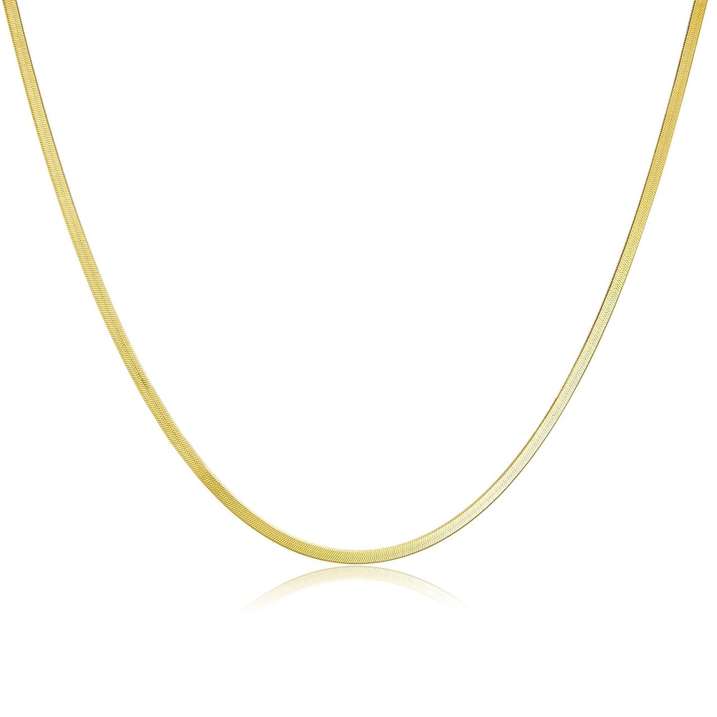 Lindy - Halsband i ormbenskedja