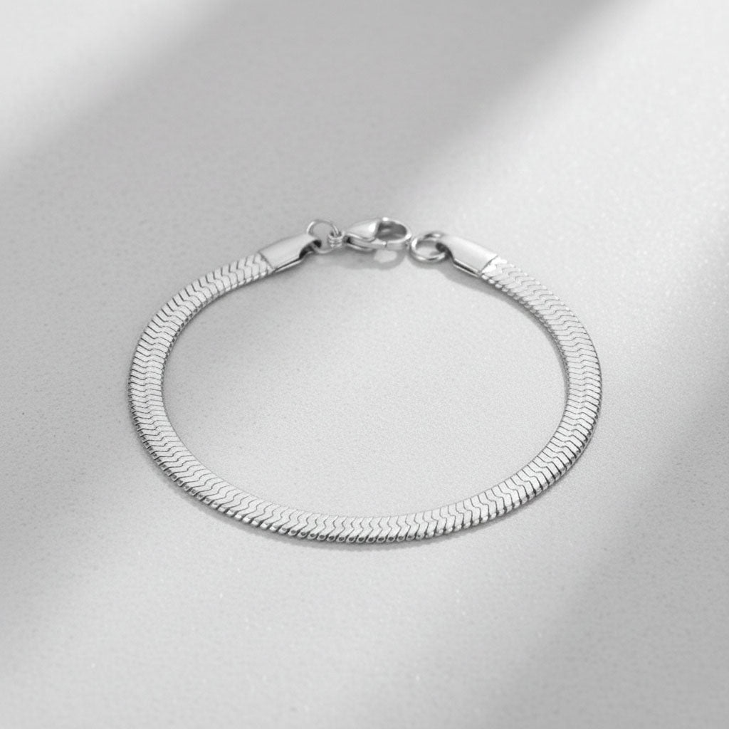 Lindy - Armband i ormbenskedja