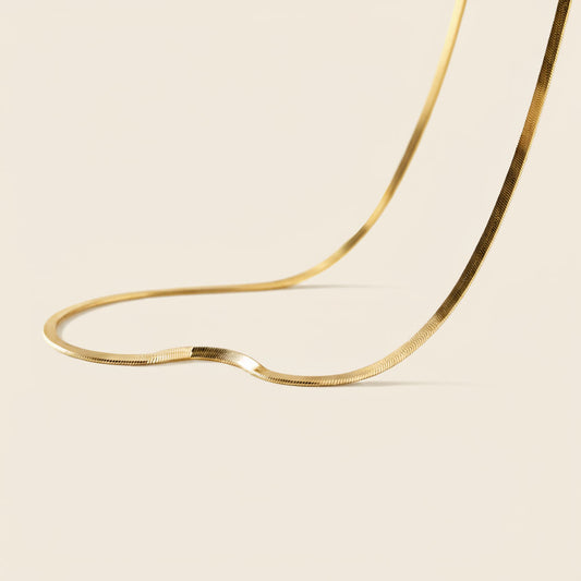 Lindy - Halsband i ormbenskedja