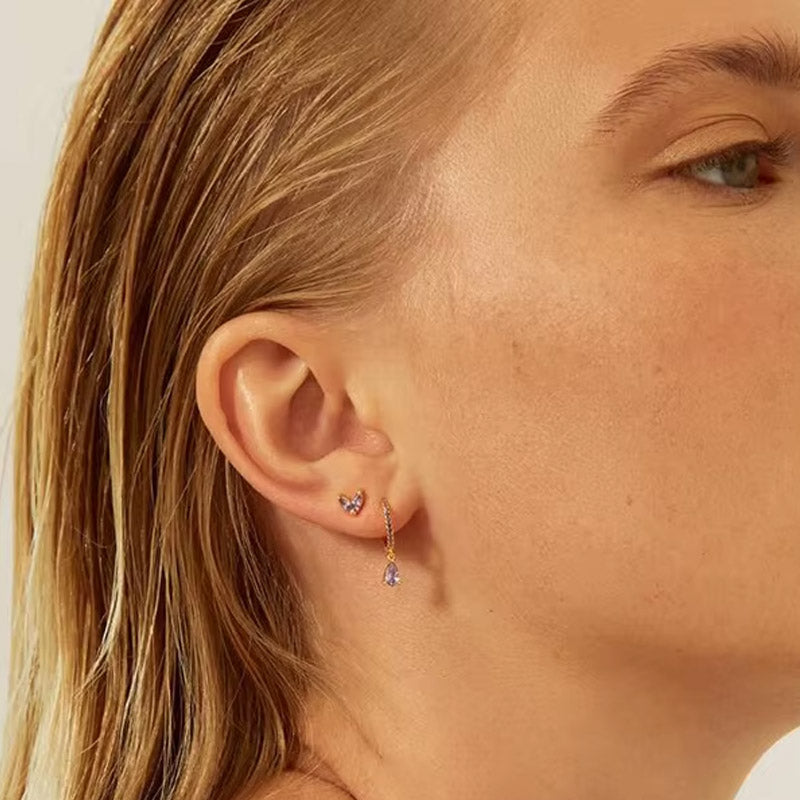 Lovebirds - Små studs med stenar i olika färger