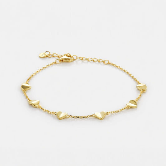 Lover's Link - Armband med hjärtformade detaljer