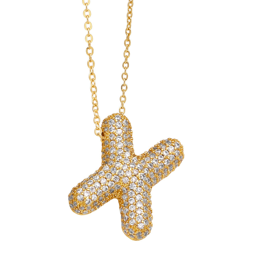 Luxe Initials - Halsband med chunky bokstavsdesign