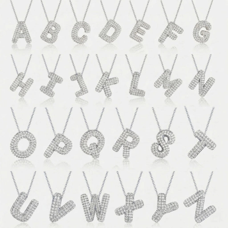 Luxe Initials - Halsband med chunky bokstavsdesign