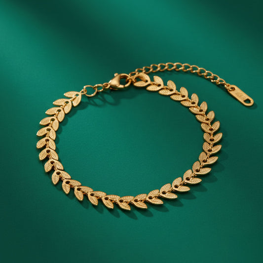 Madeline - Armband med sammanlänkade löv