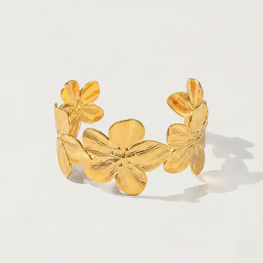 Magnolia - Bangle med stora blommor