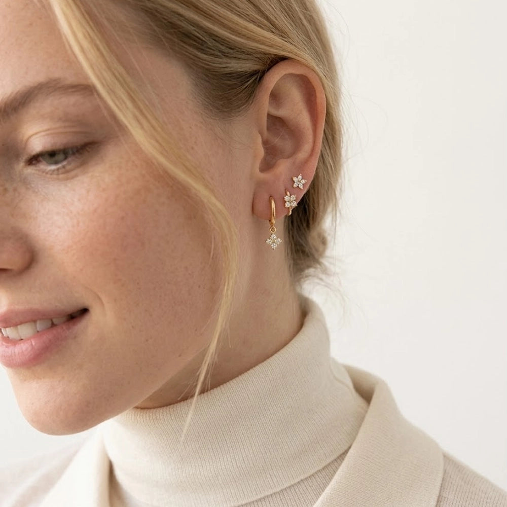 Malva - Hoops med blommotiv