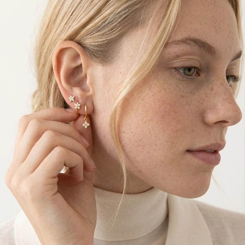 Malva - Hoops med blommotiv