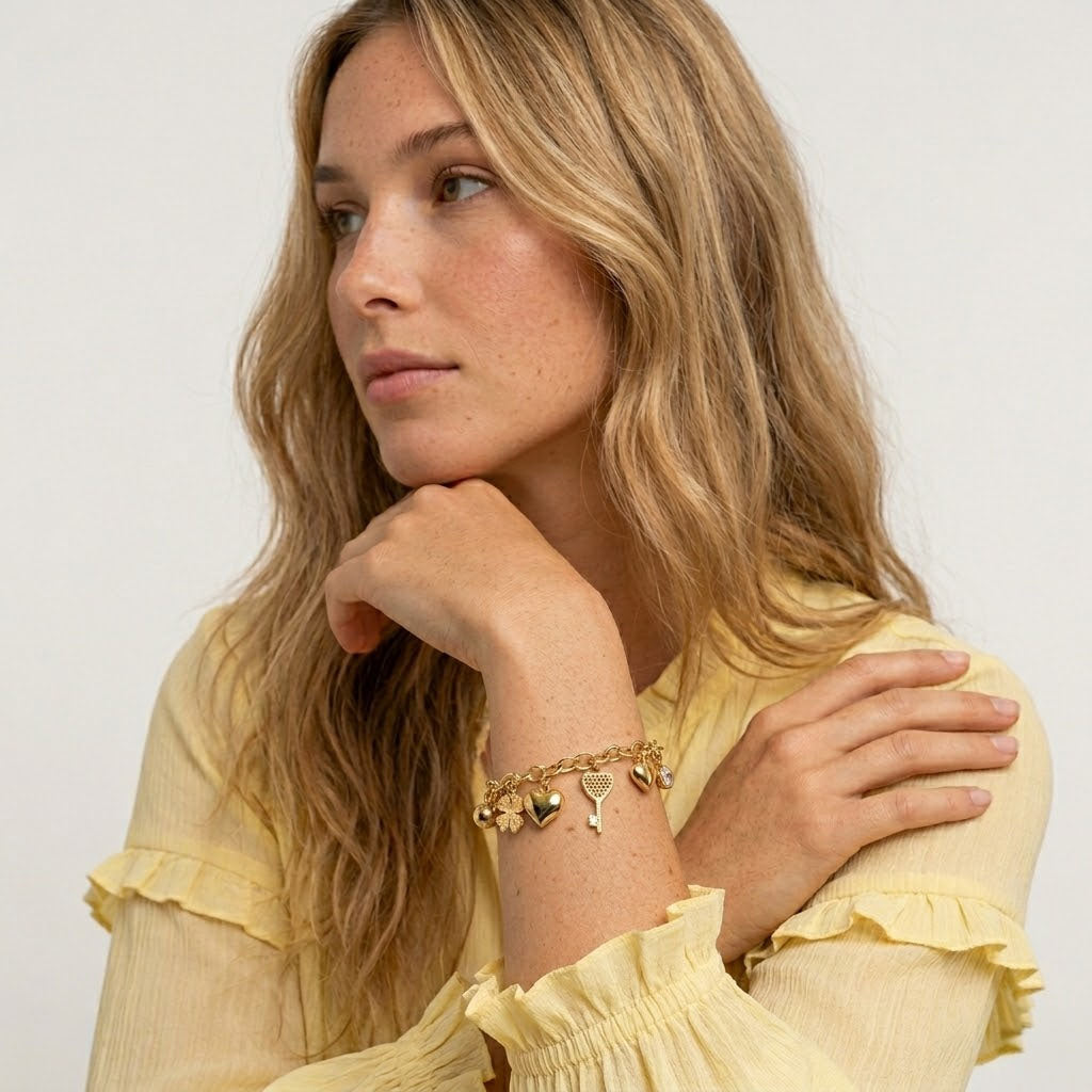 Memory Lane - Armband med berlocker
