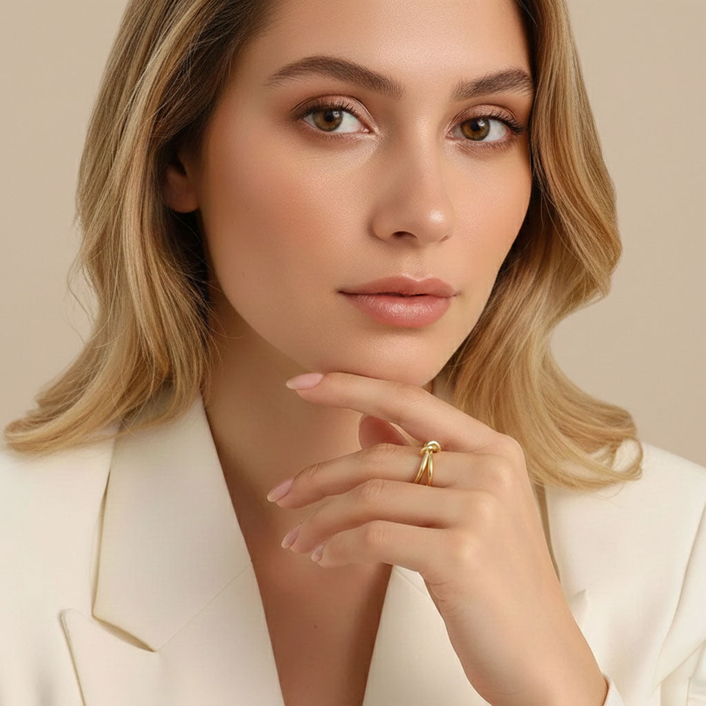 Molly - Justerbar ring med knut