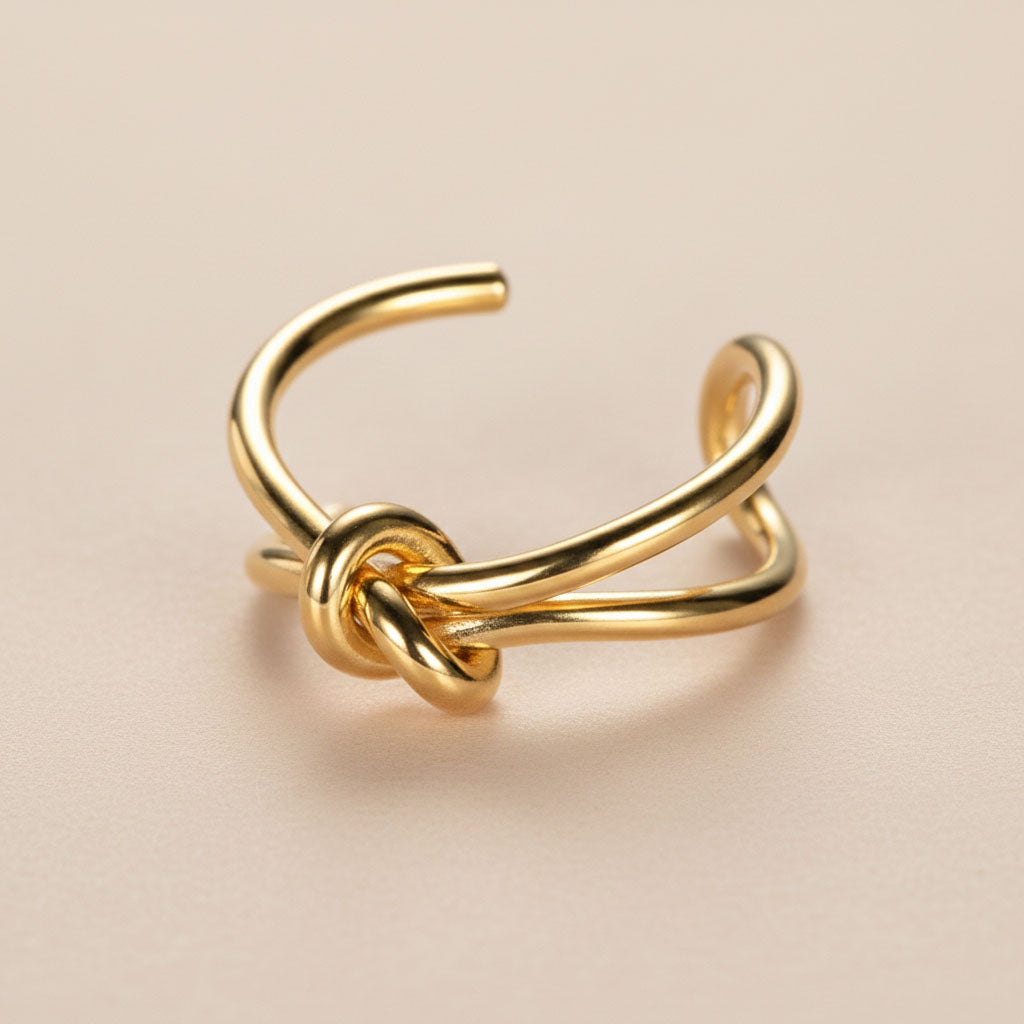 Molly - Justerbar ring med knut