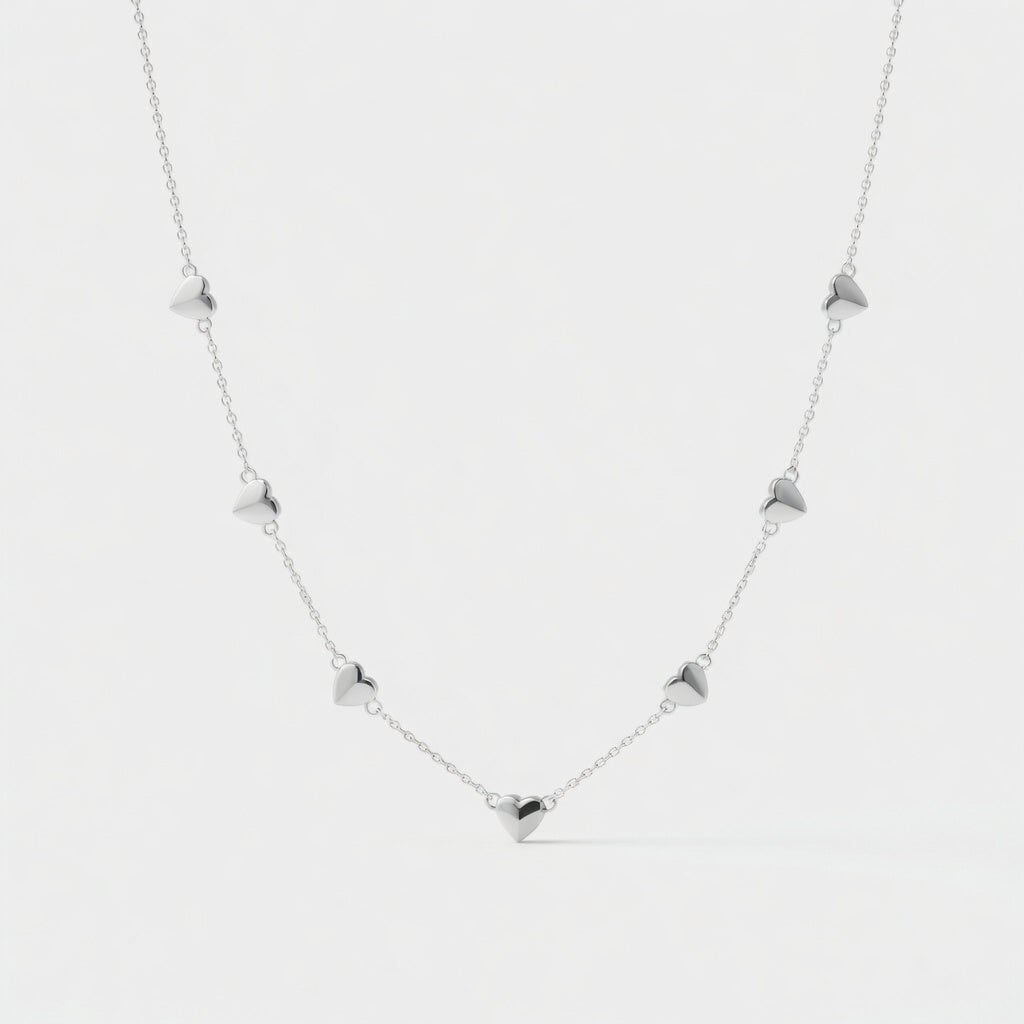 Lover's Link - Halsband med hjärtformade detaljer