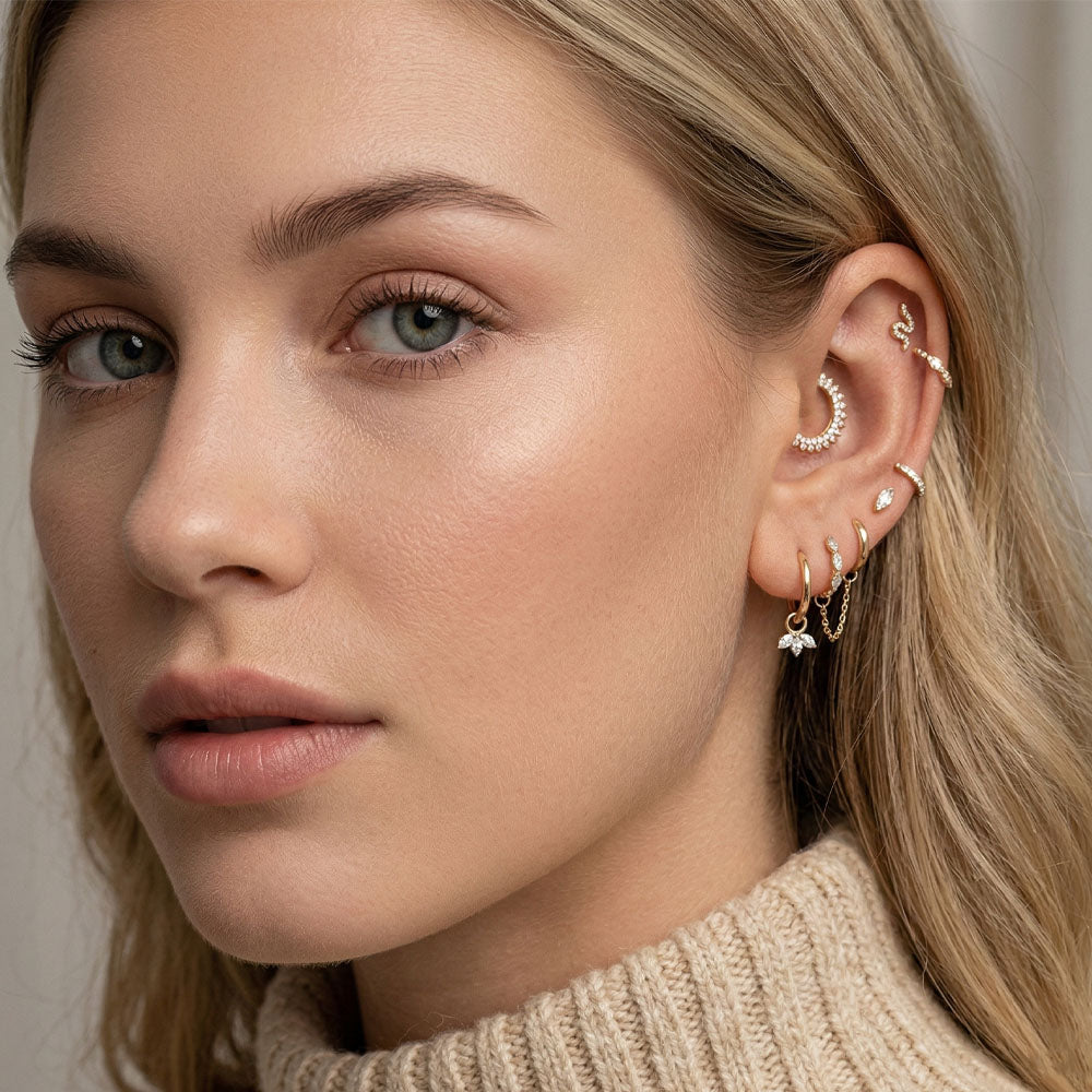 Nadine - Hoops med hängande dekoration