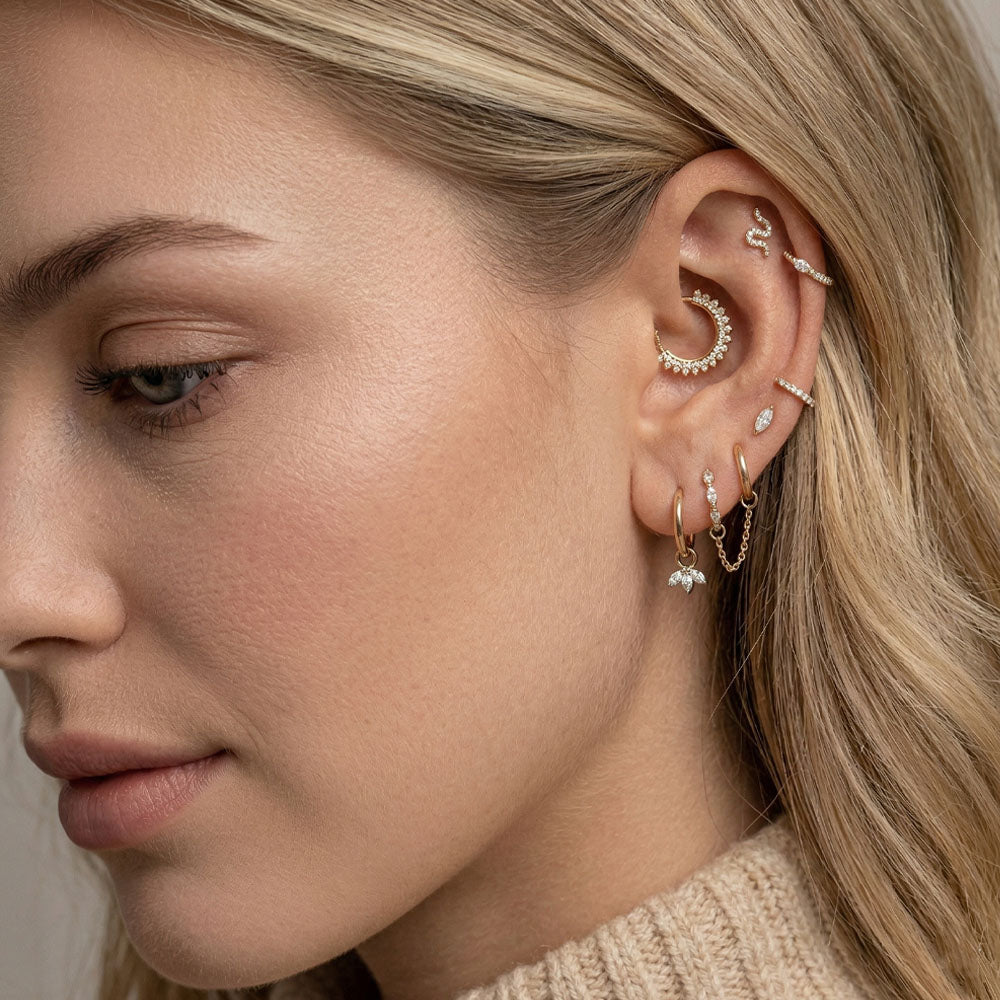 Nadine - Hoops med hängande dekoration