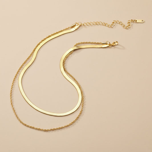 Naomi - Halsband med dubbla kedjor