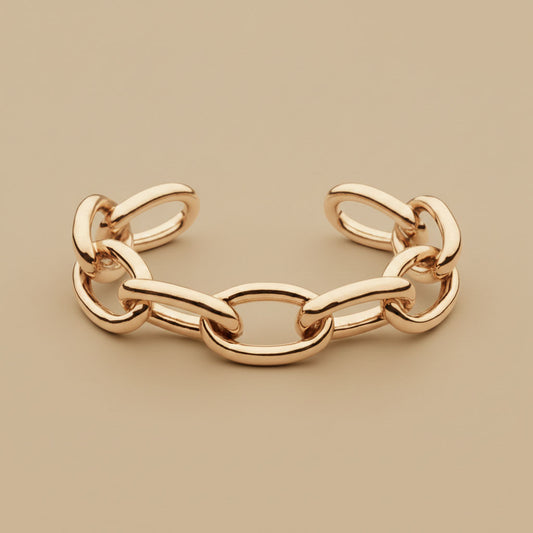 Oval Link – Cuff med kraftfull länkkedja