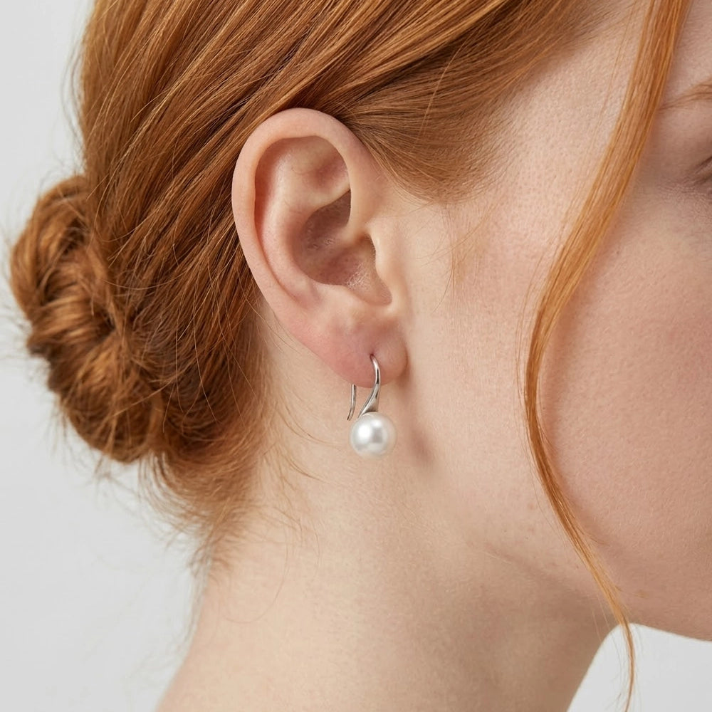 Pearl Drop – Droppformade pärlörhängen